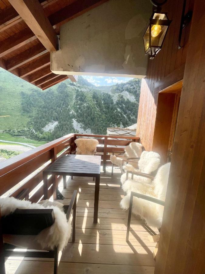 Arc 1950, ambiance chalet luxe 5/7pers dans résidence 5* skis aux pieds avec SPA Les Arcs  Esterno foto