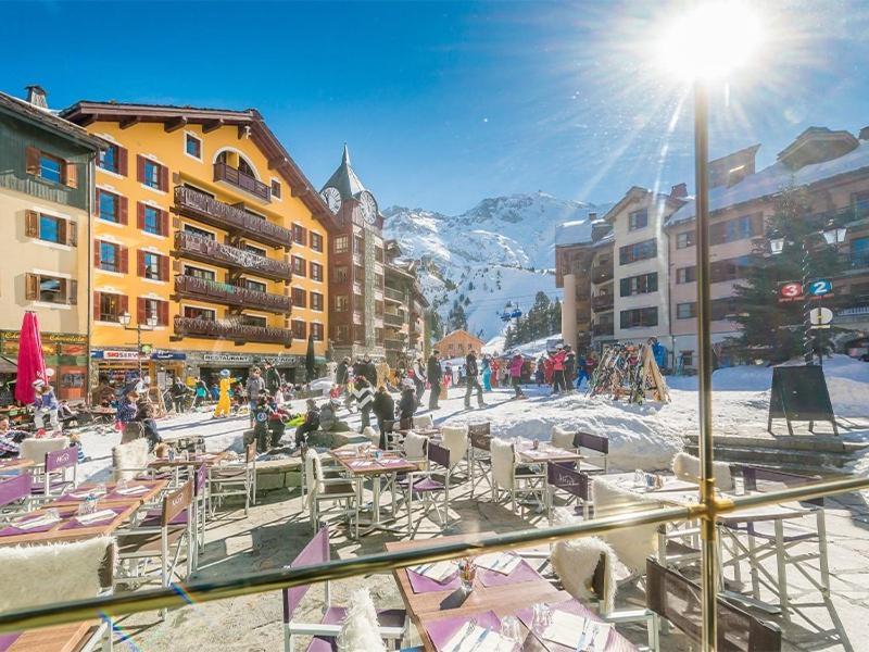 Arc 1950, ambiance chalet luxe 5/7pers dans résidence 5* skis aux pieds avec SPA Les Arcs  Esterno foto