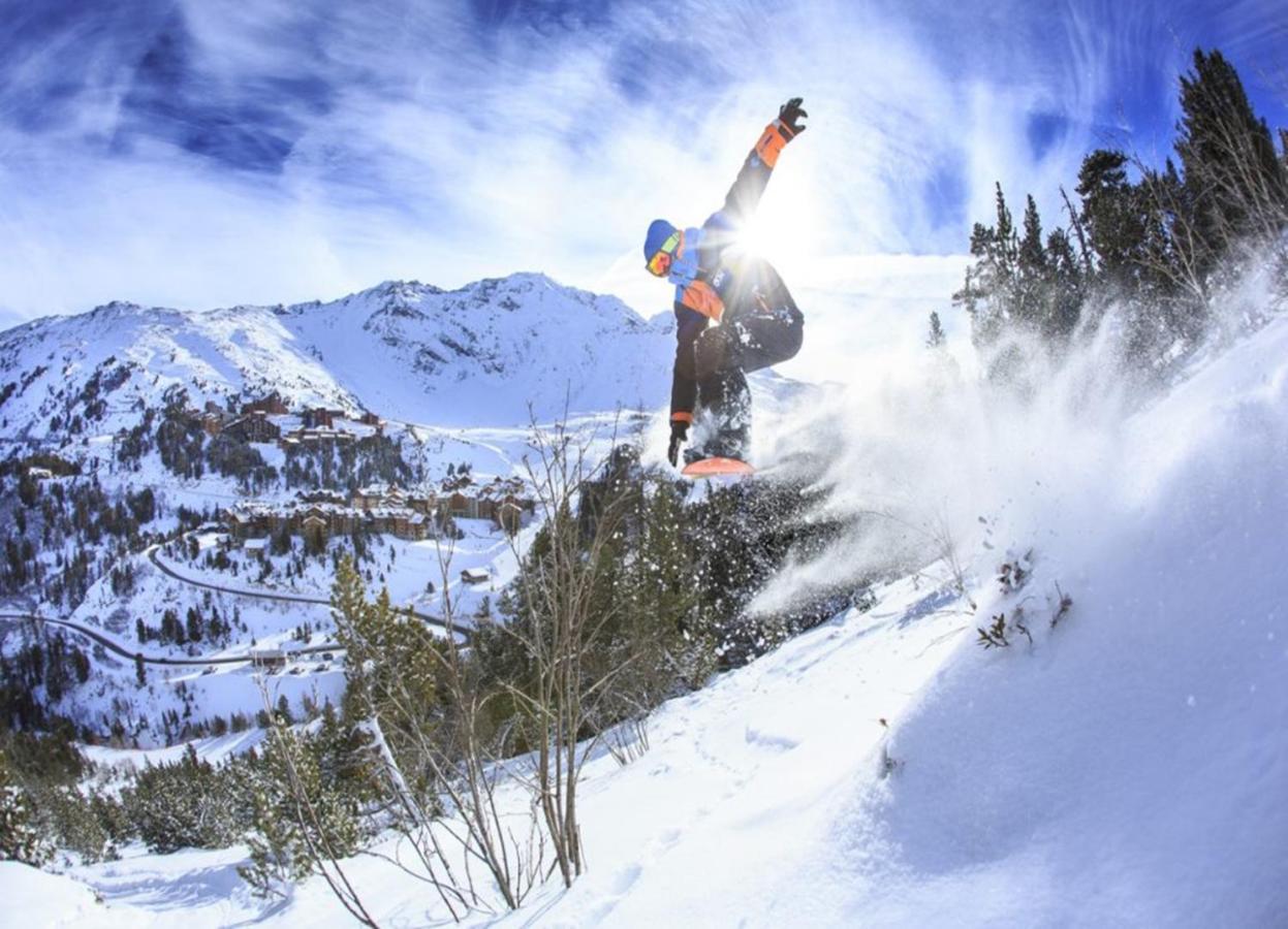 Arc 1950, ambiance chalet luxe 5/7pers dans résidence 5* skis aux pieds avec SPA Les Arcs  Esterno foto