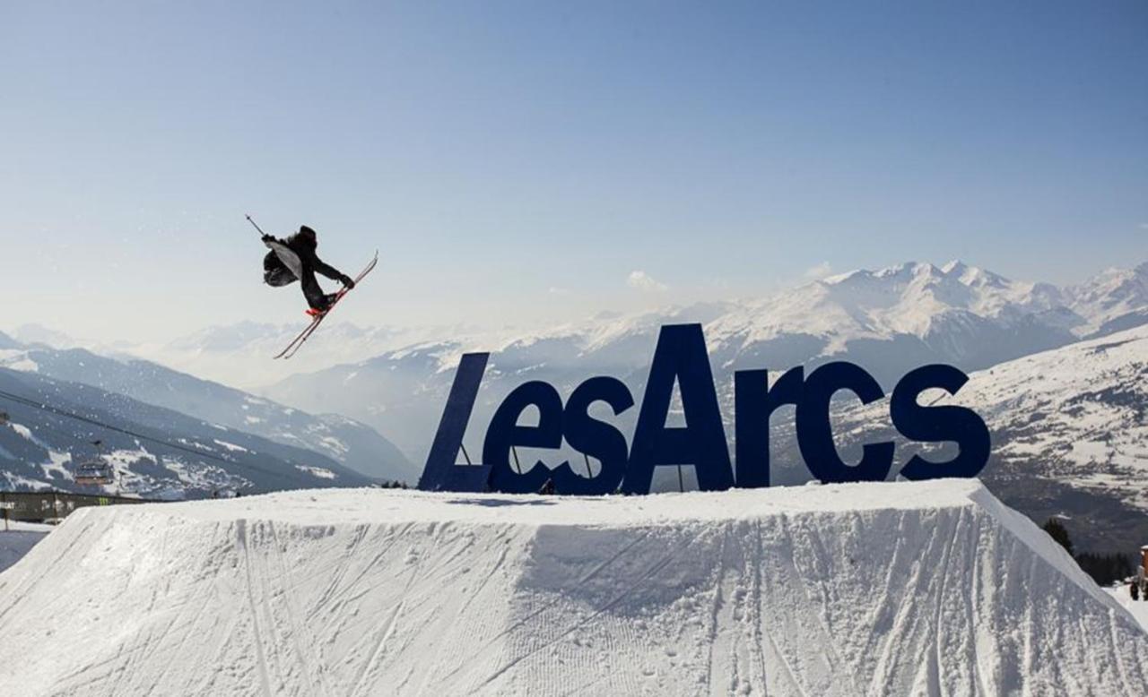 Arc 1950, ambiance chalet luxe 5/7pers dans résidence 5* skis aux pieds avec SPA Les Arcs  Esterno foto